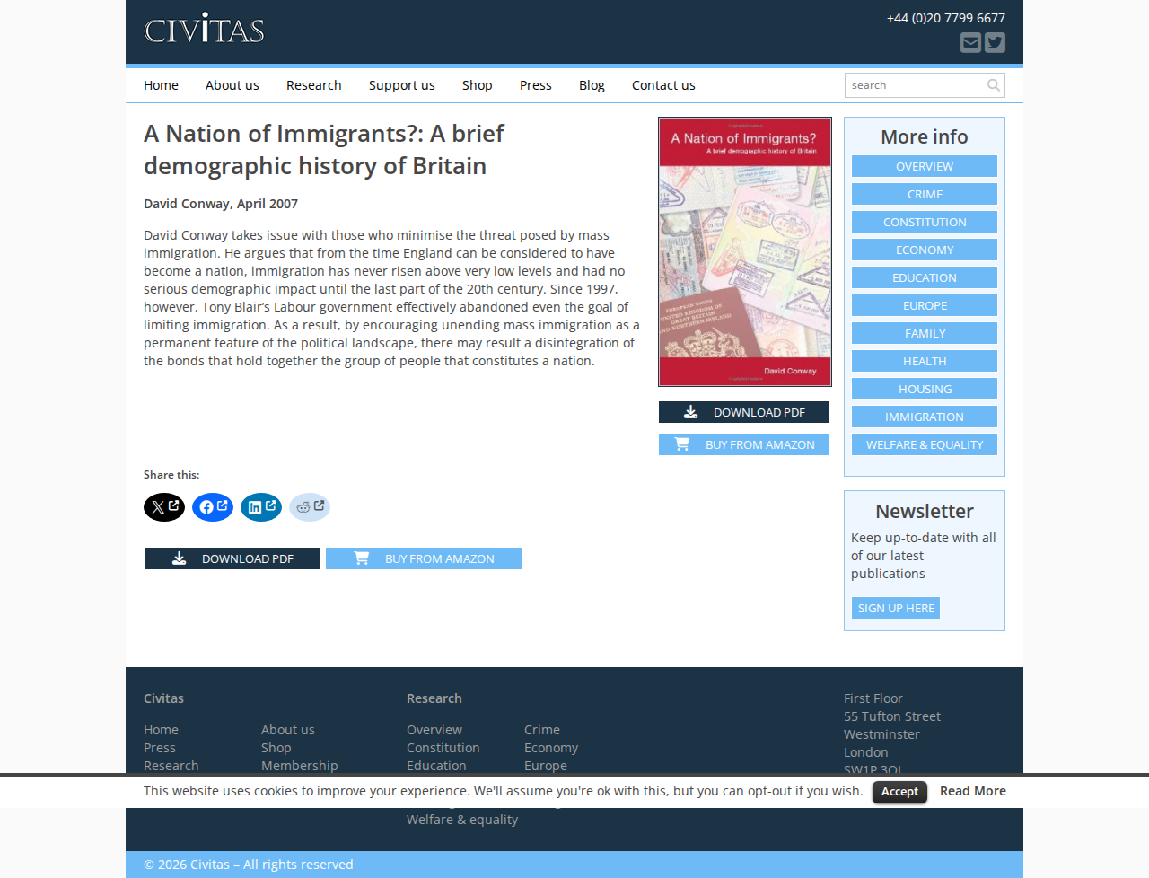 Civitas Nation of Immigrants