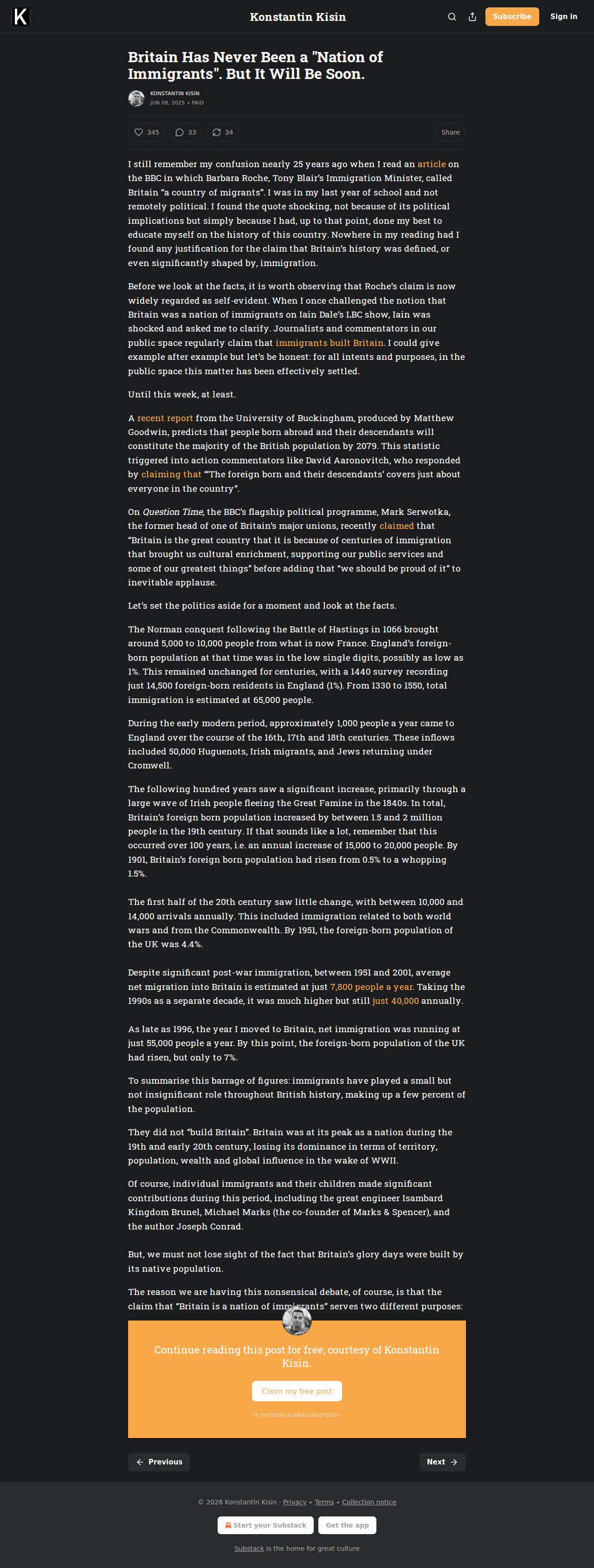 Konstantin Kisin Article