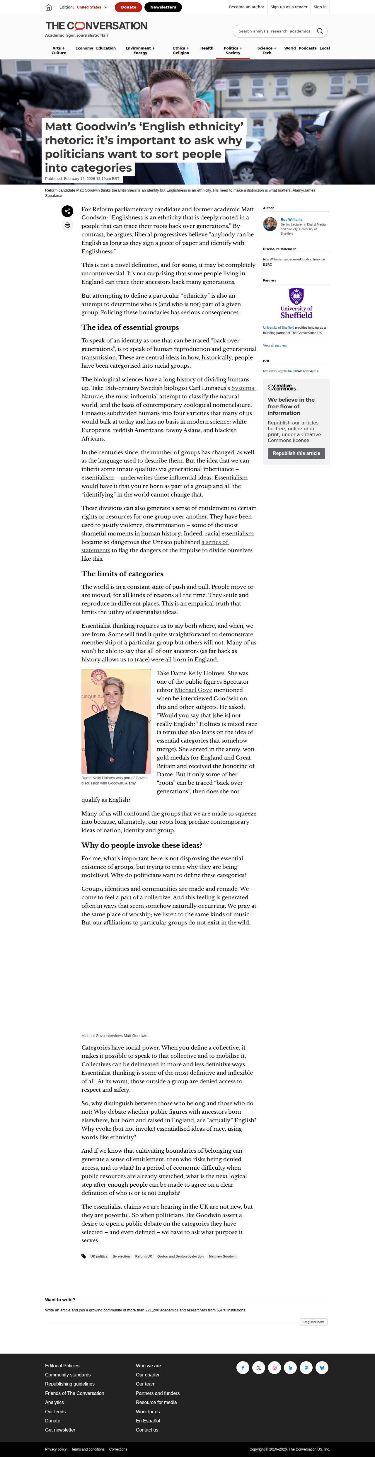 The Conversation English ethnicity rhetoric