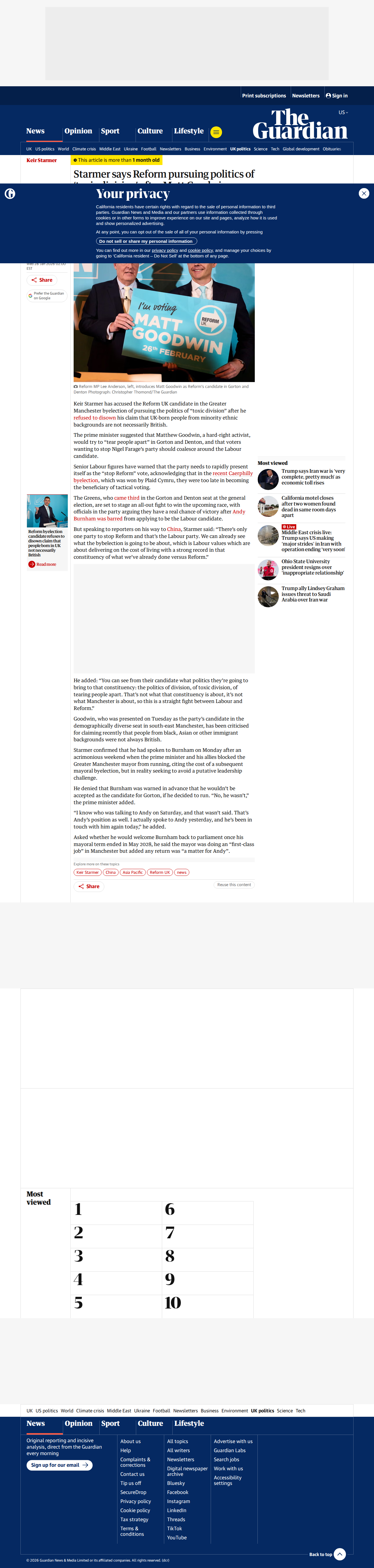 Guardian Starmer Goodwin toxic division