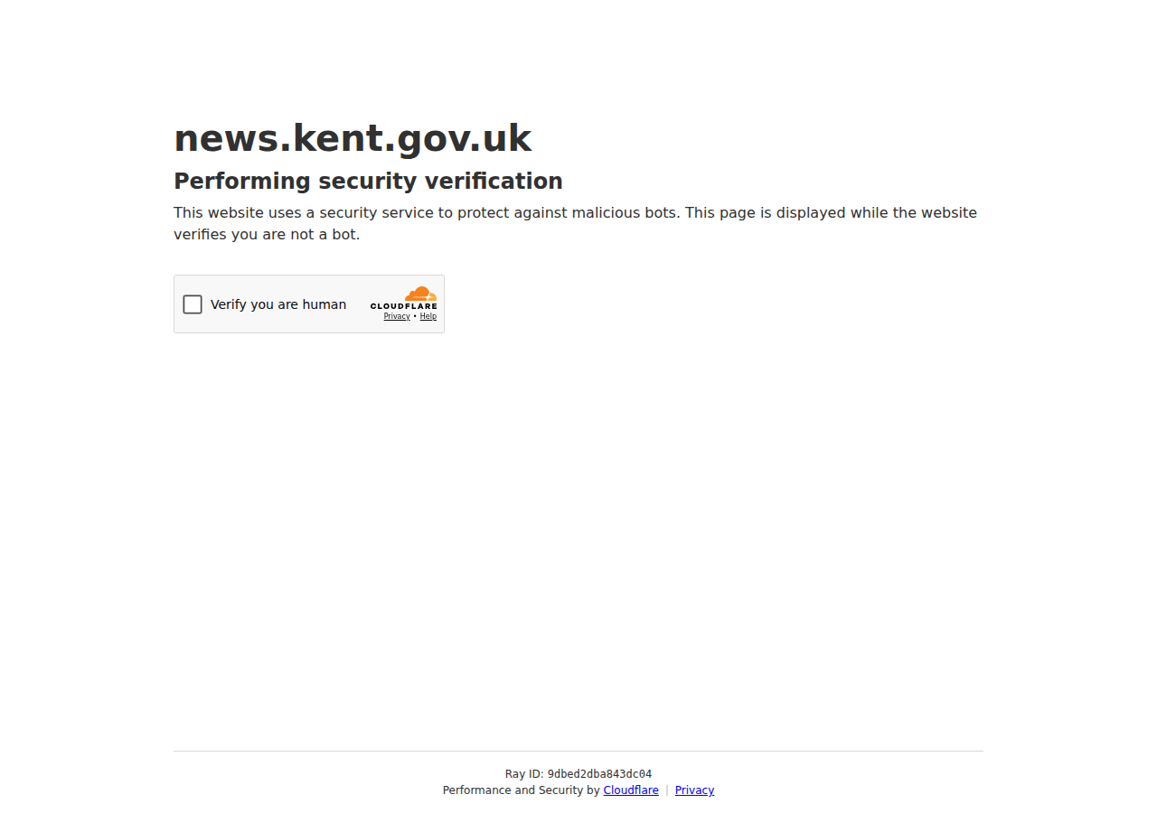 Kent Council Don't Disrespect campaign screenshot — press release