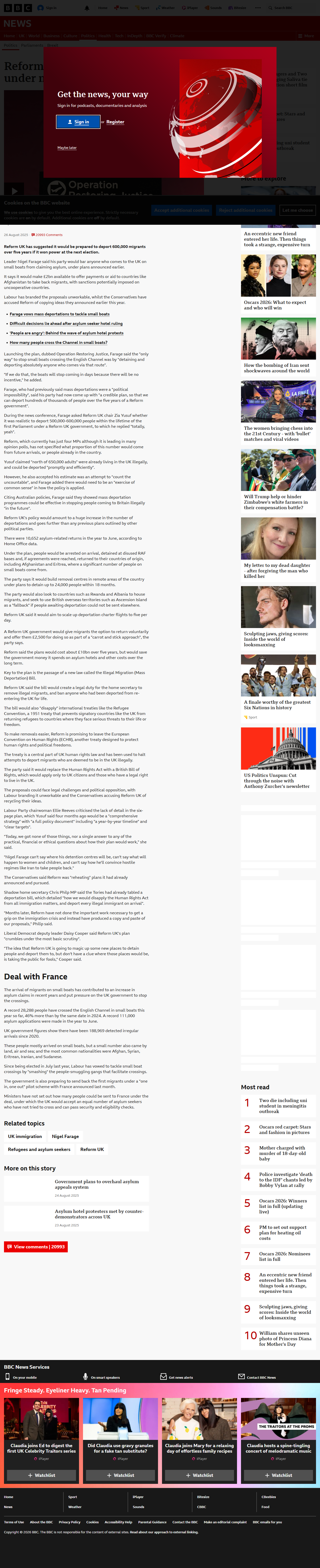 BBC News - Reform Operation Restoring Justice